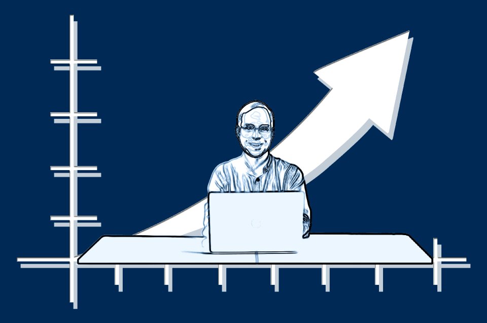 Career man career ladder