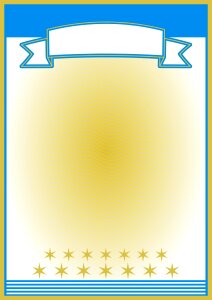 Poster certificate award