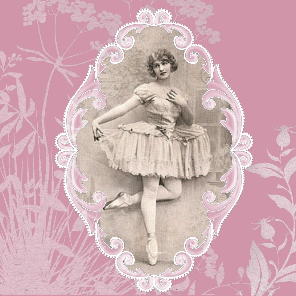 Vintage lace message