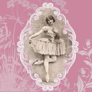 Vintage lace message