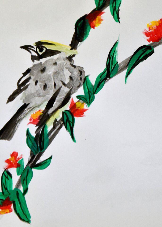 Nature asian painting