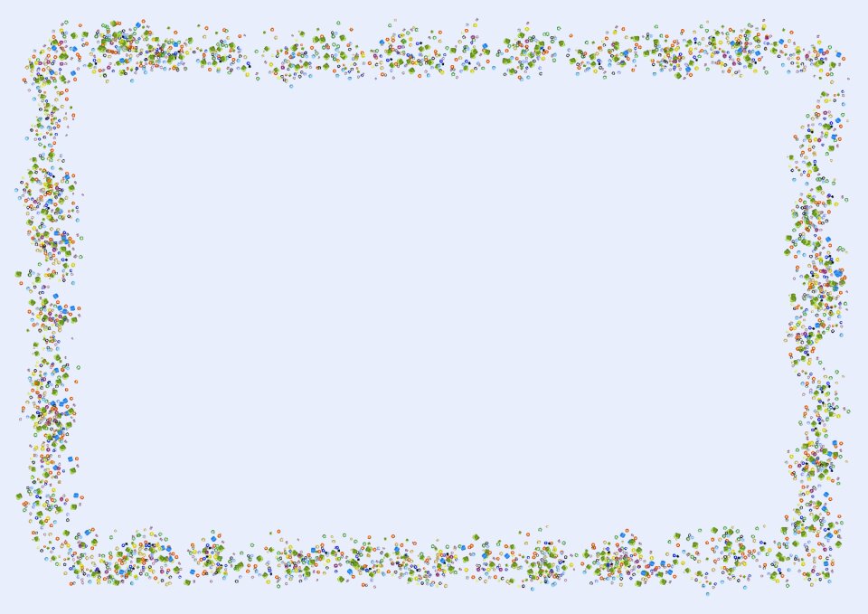 Bead blue green