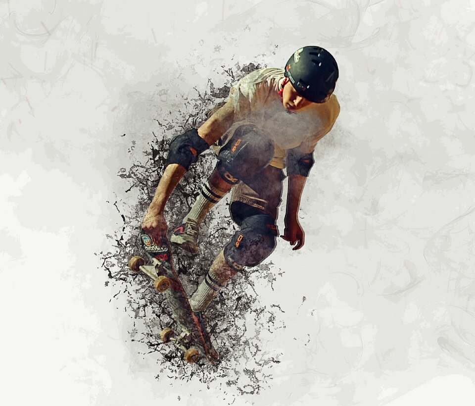Decomposition skateboard sport