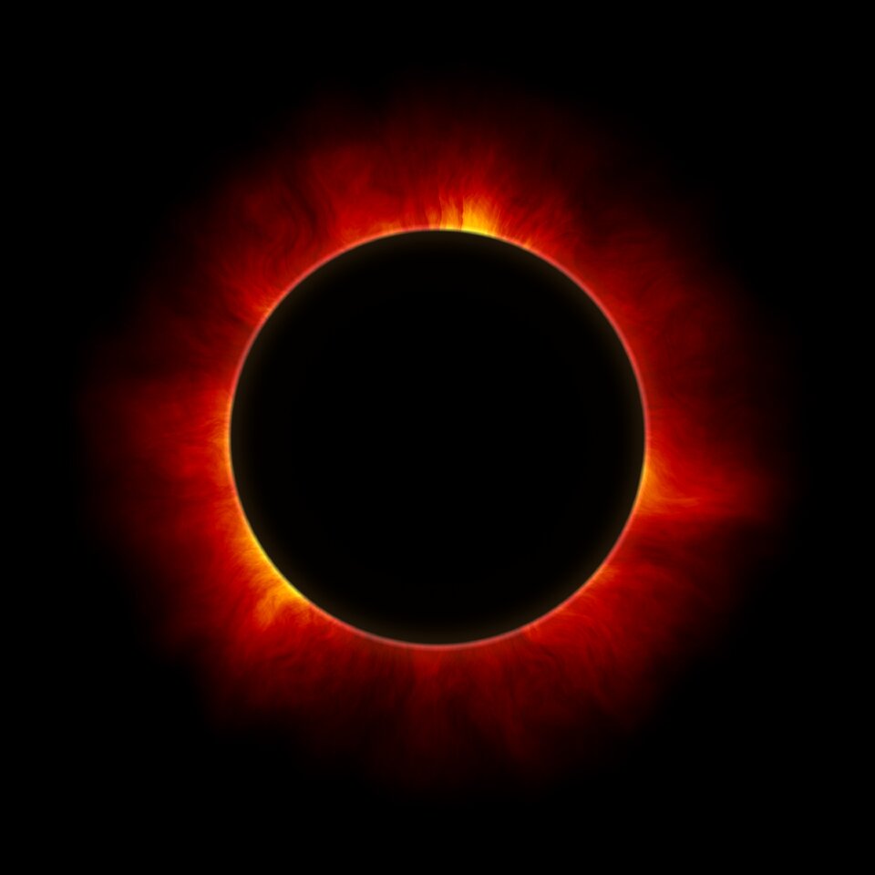 Astronomy solar eclipse