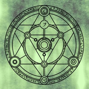 Mystic esoteric alchemy