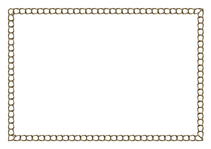 Chain stitch thread