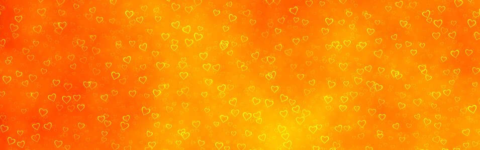 Love orange love orange heart