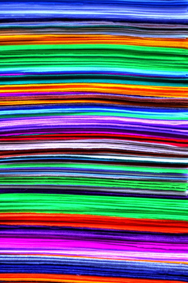 Vibrant color pattern