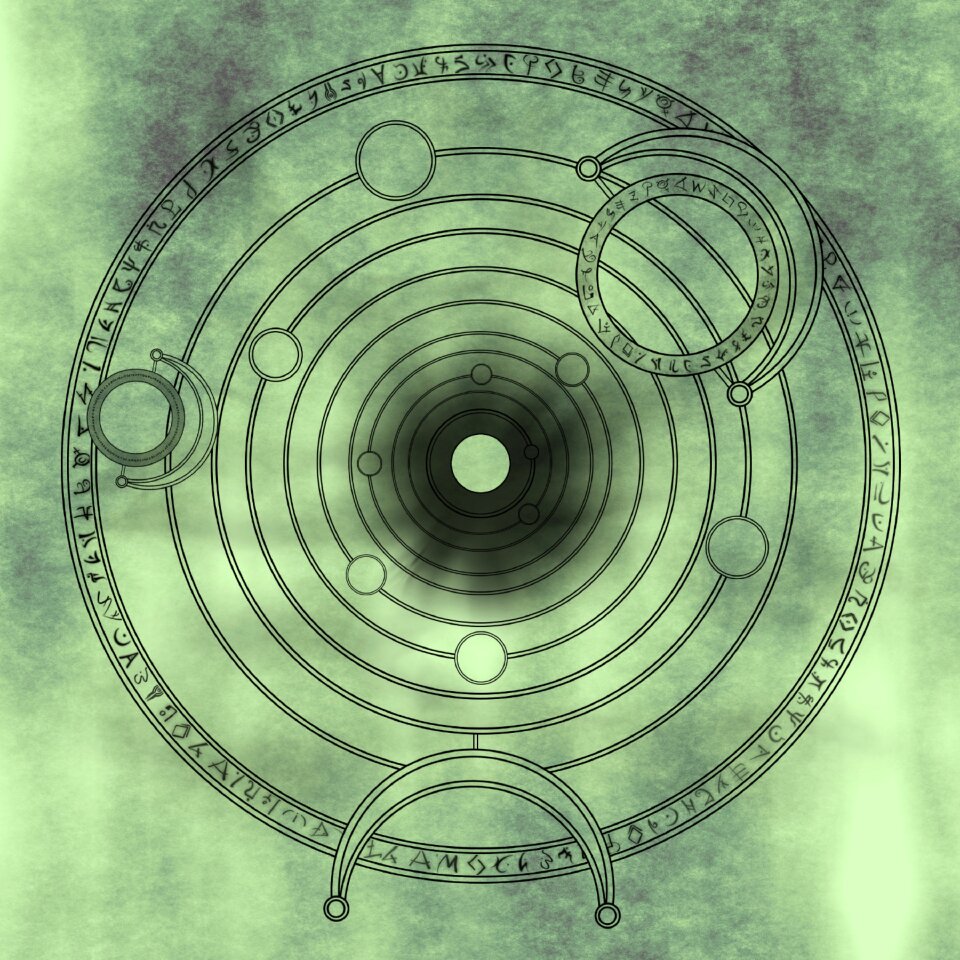 Mystic esoteric alchemy