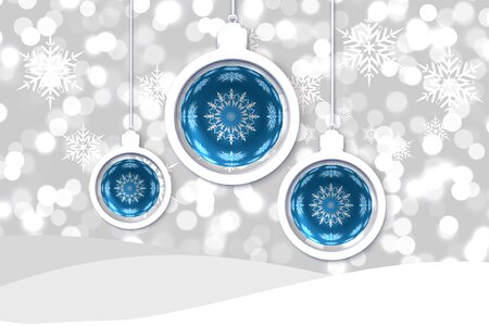 Snowflake ice crystal white