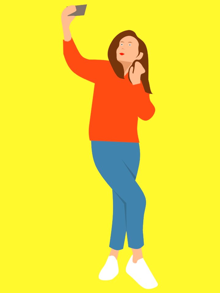 Capture female smartphone