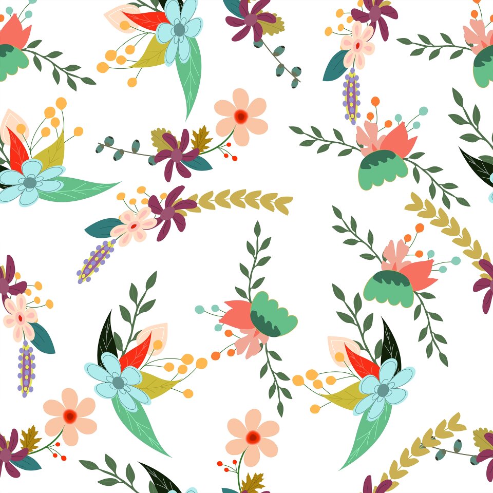 Flower design seamless