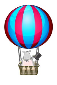 Hot air balloon clipart Free illustrations