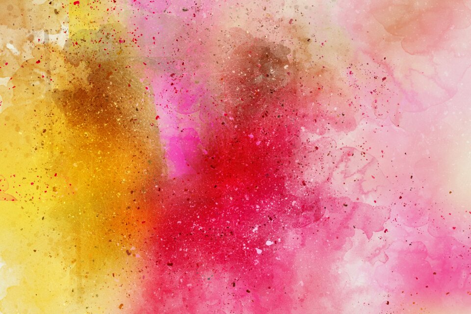 Watercolor vintage colorful