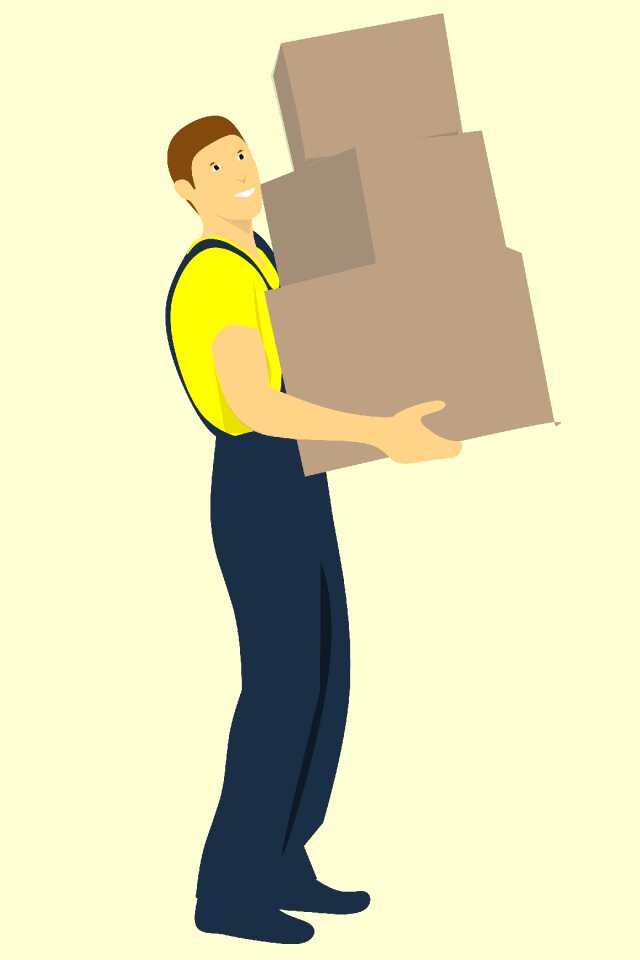 Isolated box mover loader