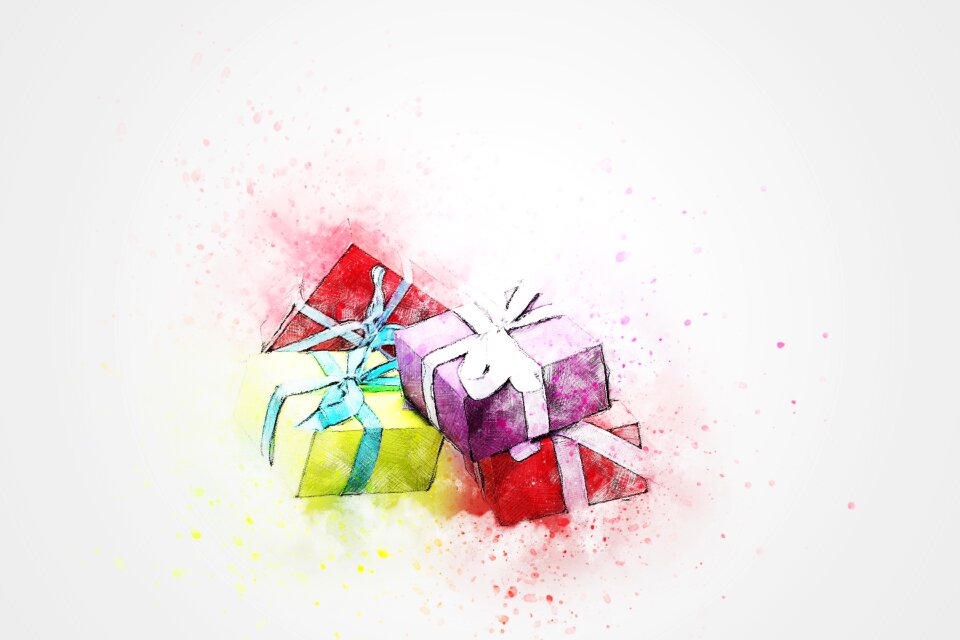 Art abstract watercolor