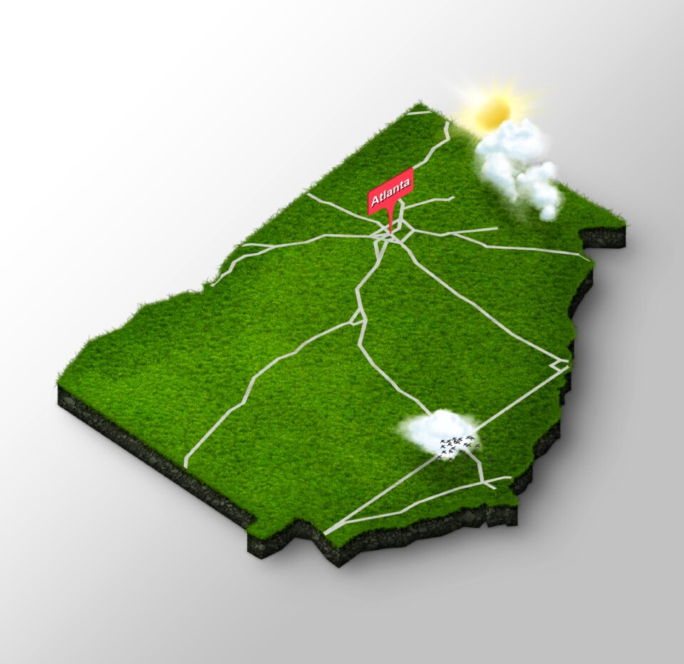3d geography geometric