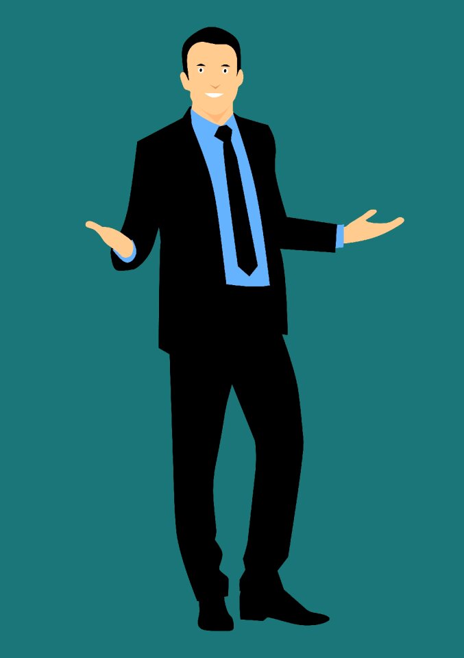 Standing man cool