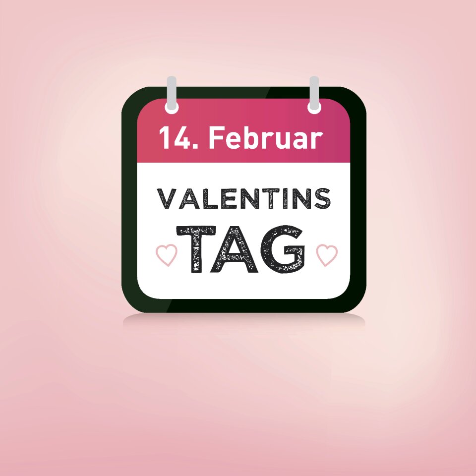 Amorous valentine's day calendar