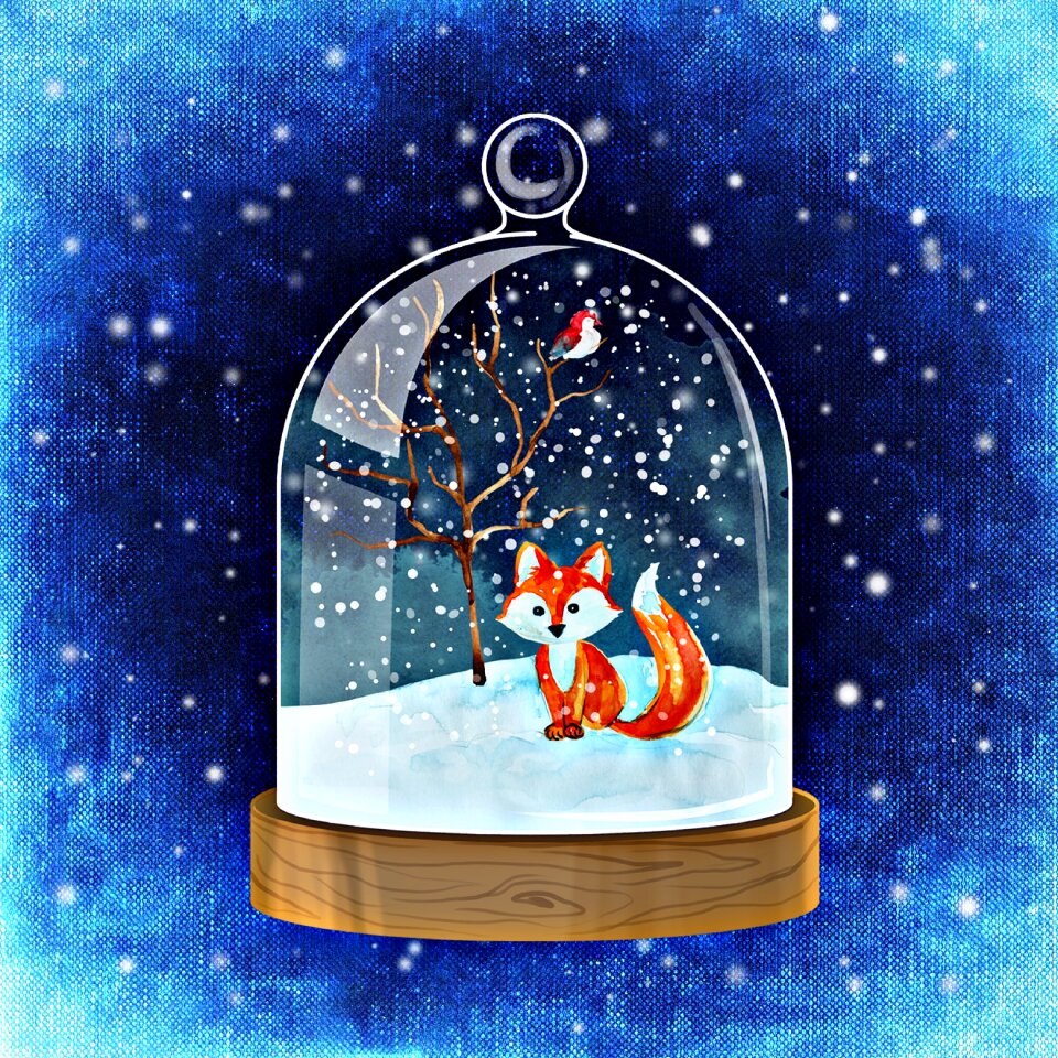 Cold fun blue