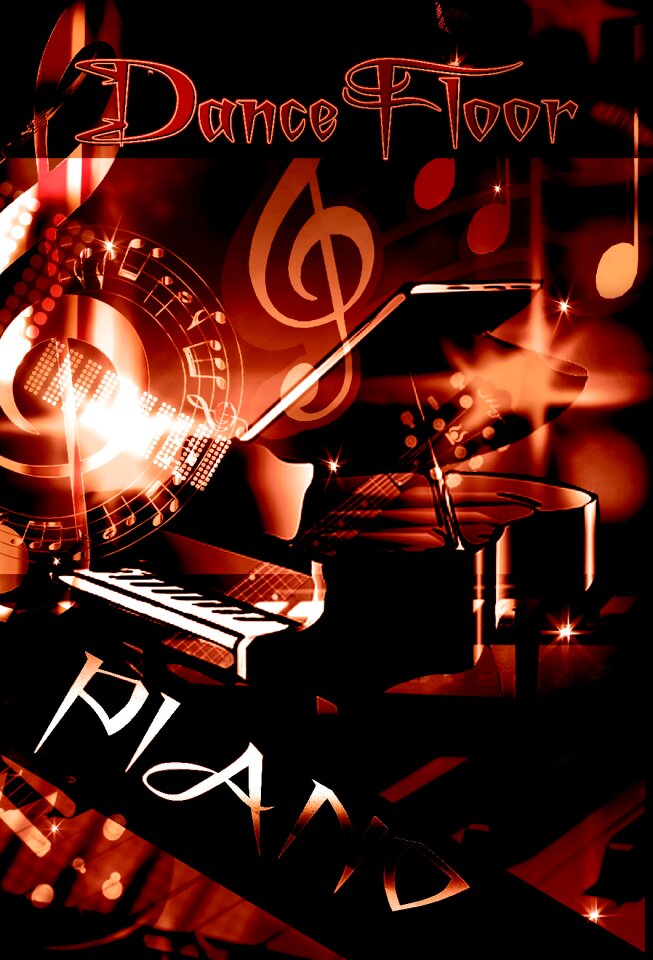 Music piano key board