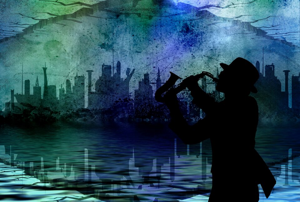 Travel music saxophone