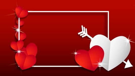 Hearts valentine's day design