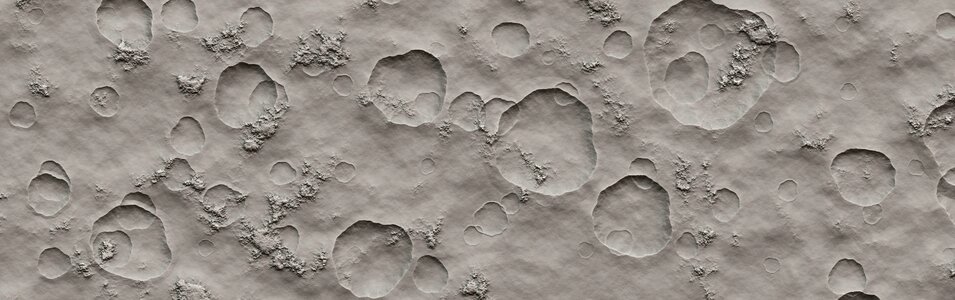 Crater gray moon gray banner