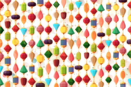 Jewels string decorative