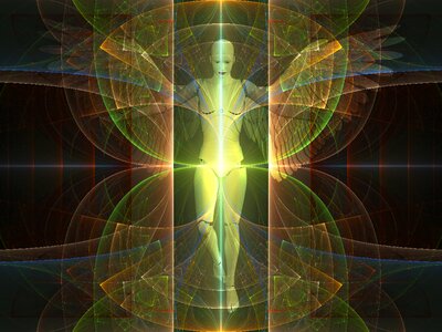 Religious angelic spiritual