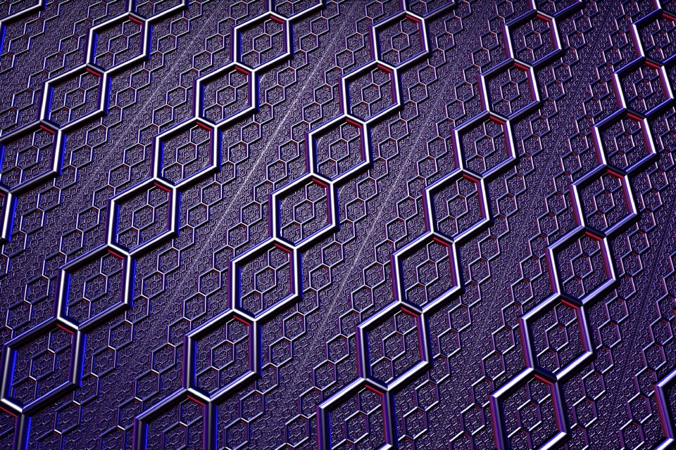 Hexagon pattern Free illustrations