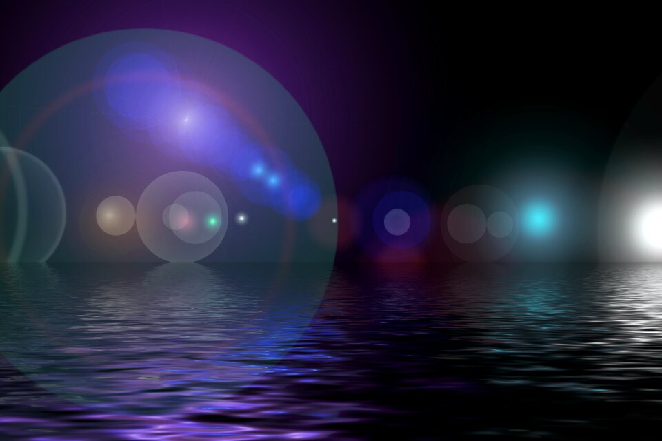 Ray seem lens flare