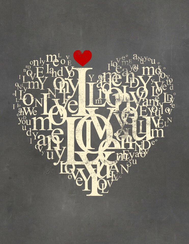 Gray heart Free illustrations
