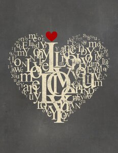 Gray heart Free illustrations