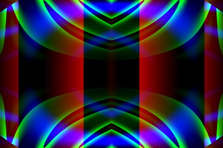 Iridescent sea of colour background