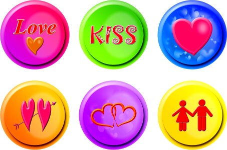 Message heart expressions