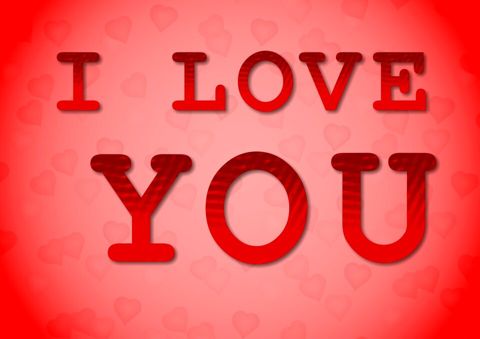 Typography typographic love