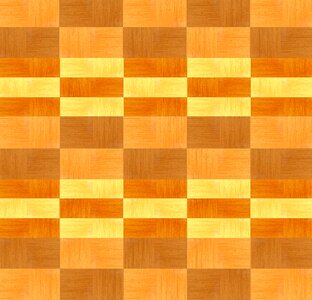 Four wooden geometric