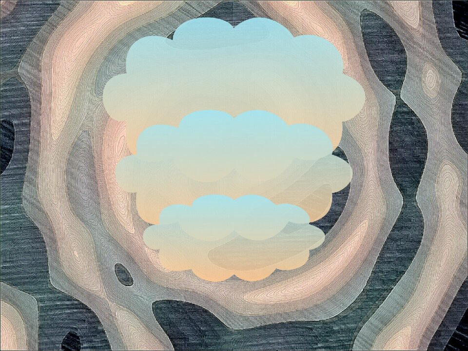 Balloon spiral background