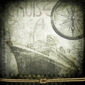 Ship background compass
