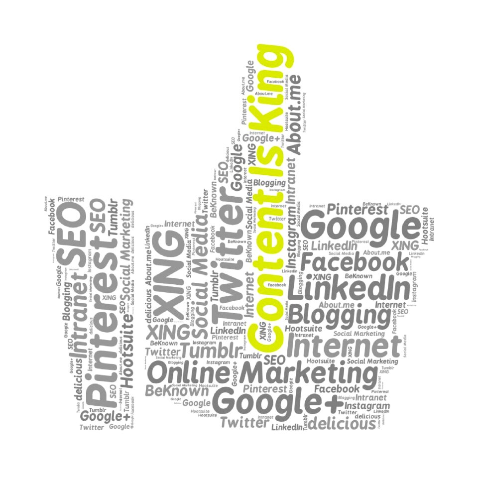 Facebook twitter social marketing