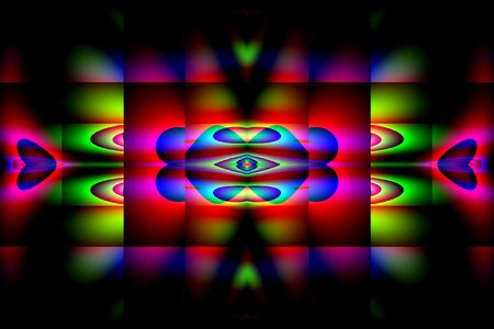Iridescent sea of colour background