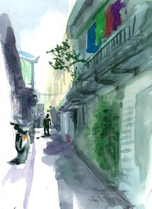 Sketch street Free illustrations