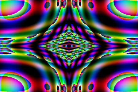 Iridescent sea of colour background