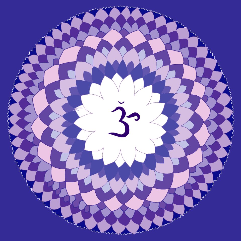 Crown mandala lotus