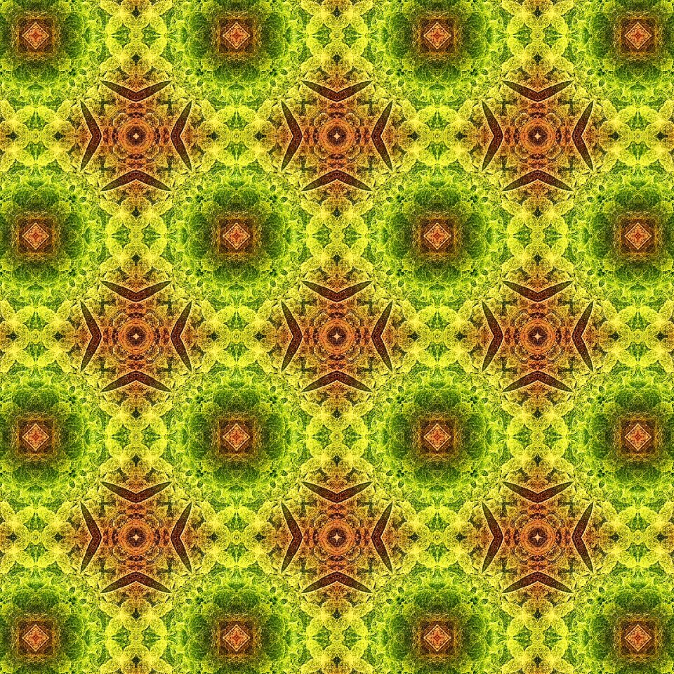Decorative background structure