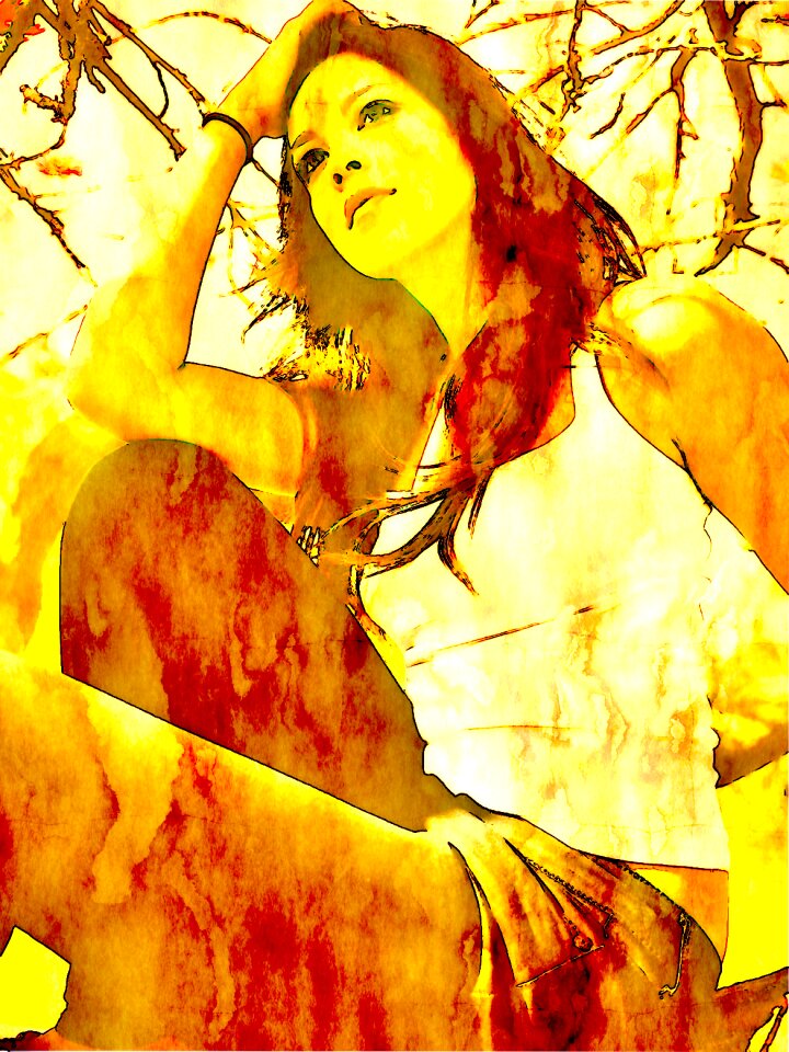 Paper old burned