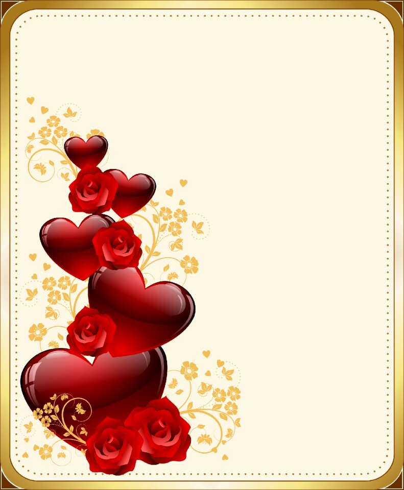Romance heart symbol