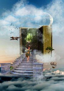 Sky atmospheric mystical
