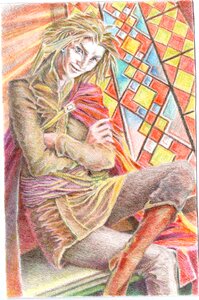 Illustration figure amber